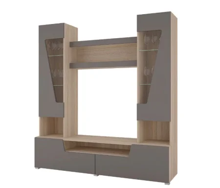 Гостиная Анталия-2 дуб сонома/графит софт