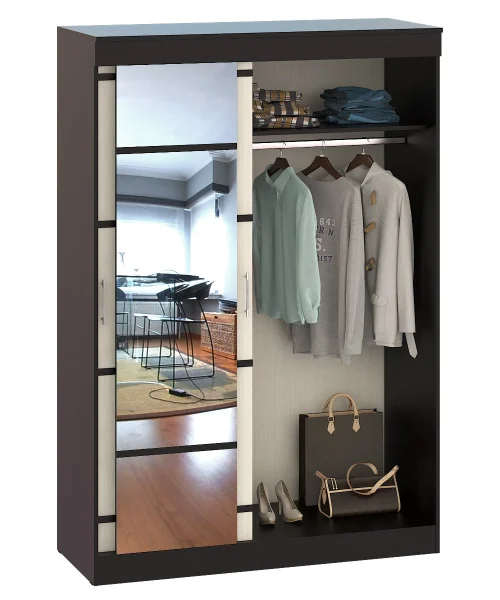 Шкаф-купе 1500 Сакура венге/дуб лоредо