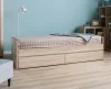 Кровать раздвижная с ящиками Сириус 90х200 дуб сонома