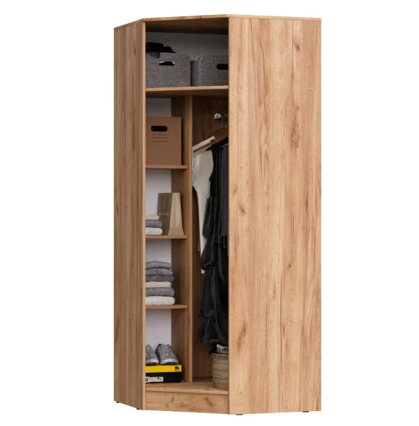 Шкаф угловой Мартина дуб крафт/графит Шкаф угловой Мартина дуб крафт/графит