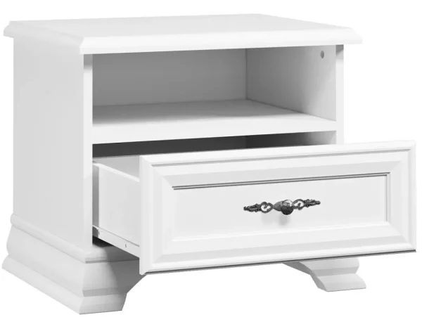 Тумба прикроватная Кентаки KOM1S белый Тумба прикроватная Кентаки KOM1S белый