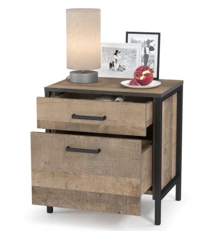 Тумба прикроватная Трувор 13.290 дуб гранж песочный/интра