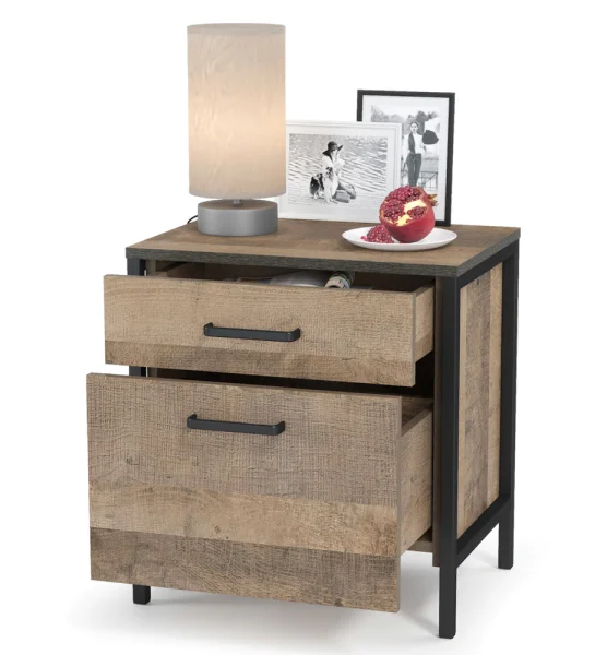 Тумба прикроватная Трувор 13.290 дуб гранж песочный/интра Тумба прикроватная Трувор 13.290 дуб гранж песочный/интра