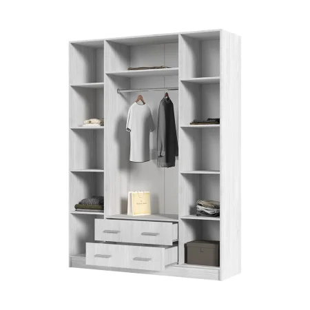 Шкаф 4-х створчатый Квадро ясень анкор светлый