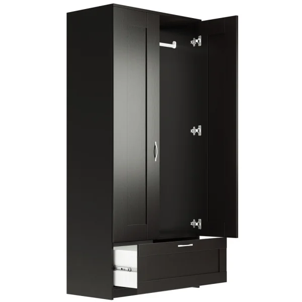 Шкаф комбинированный Сириус 2 двери и 1 ящик венге