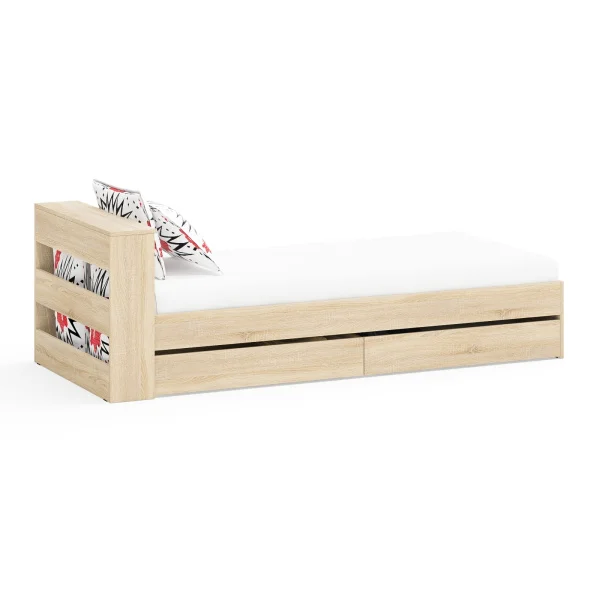 Кровать с ящиками Ксения дуб сонома Кровать с ящиками Ксения дуб сонома