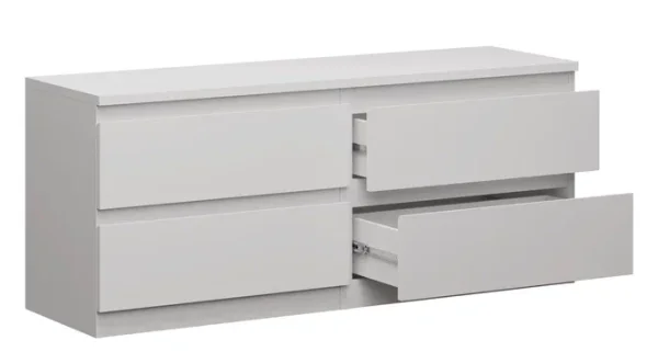 Тумба Кастор 4 ящика белый