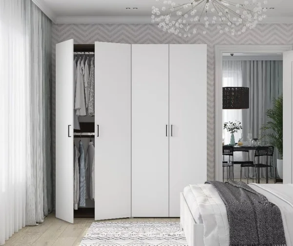 Шкаф 4-х створчатый Бостон 1800 белый