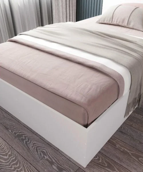 Кровать полутороспальная Мори КРМ 1200.1 белый Кровать полутороспальная Мори КРМ 1200.1 белый