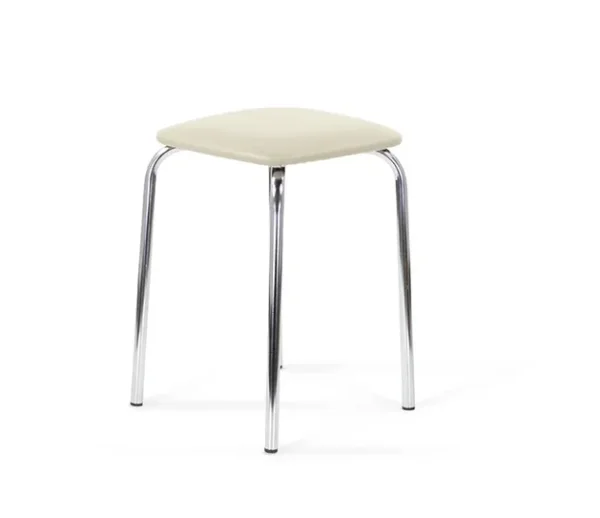 Табурет квадратный хром