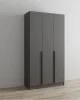 Шкаф Мадрид 1,2 без зеркала графит серый