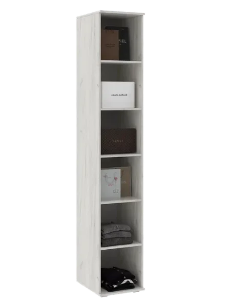 Пенал бельевой Ева NEW дуб крафт белый