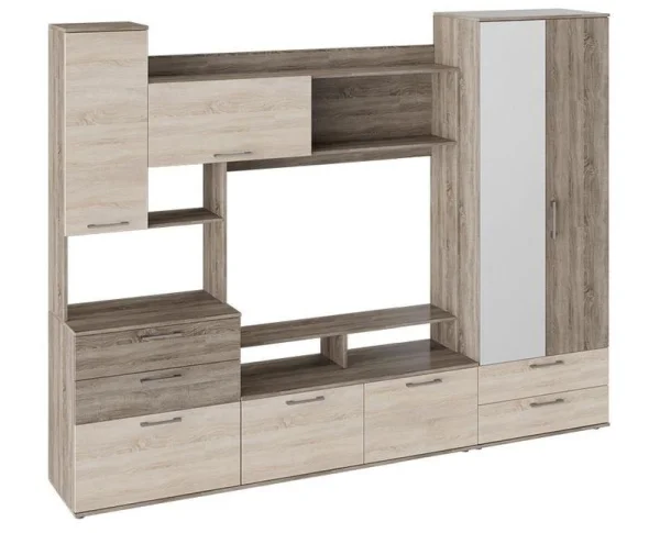 Модульная гостиная Марта дуб сонома/дуб сонома трюфель