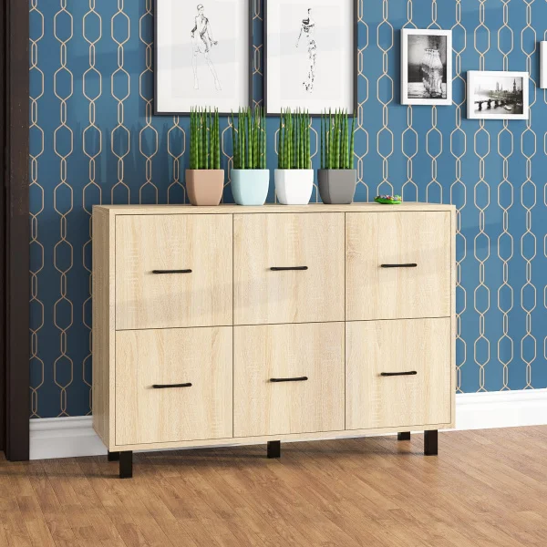 Комод 6 ящиков 127-1204 дуб сонома Комод 6 ящиков 127-1204 дуб сонома