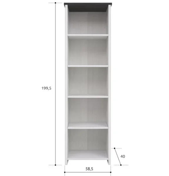 Стеллаж Порто REG/60 джанни/сосна ларико Стеллаж Порто REG/60 джанни/сосна ларико