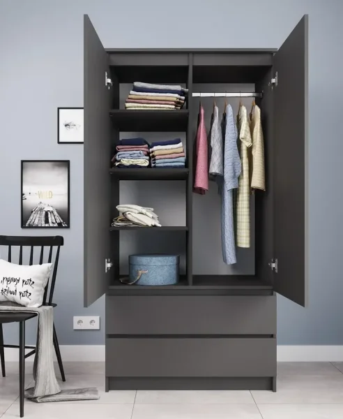 Спальный гарнитур Мори графит Спальный гарнитур Мори графит