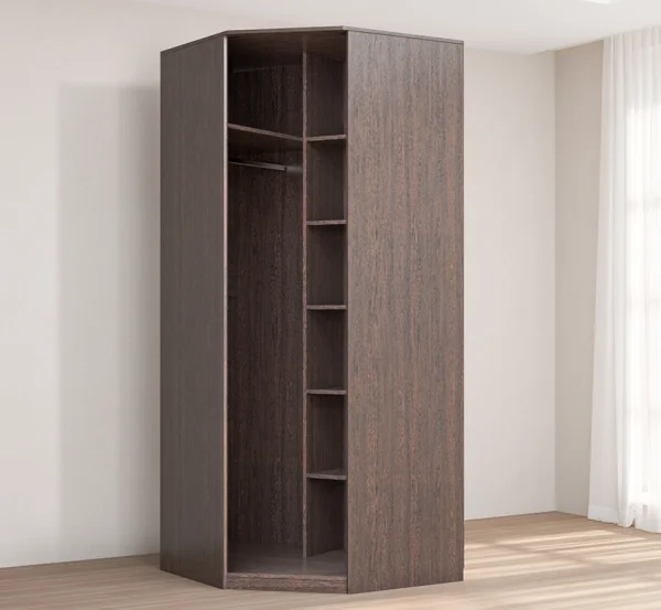 Шкаф угловой Кэт-4 венге/caiman темный