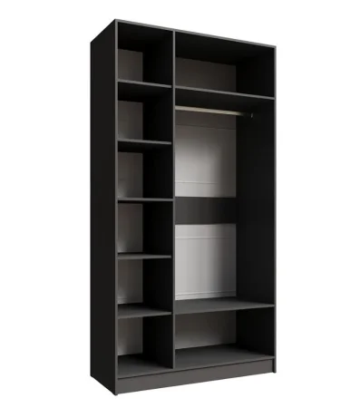 Шкаф Мадрид 1,2 без зеркала графит серый