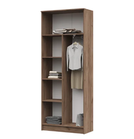 Шкаф Машенька ШК-204 дуб крафт табачный/серый графит