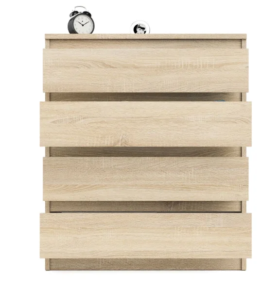 Комод четыре ящика МК 800.4 дуб сонома Комод четыре ящика МК 800.4 дуб сонома
