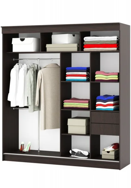 Шкаф-купе Альянс Бабочка 2.0 венге