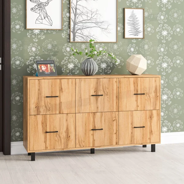 Комод 127-1504 дуб вотан Комод 127-1504 дуб вотан