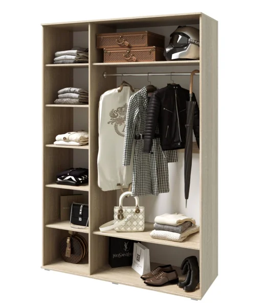 Шкаф 3-х дверный Ким дуб сонома/графит