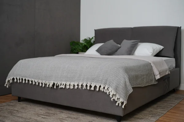 Кровать Венеция 1,6 с подъемным механизмом, графит софт Кровать Венеция 1,6 с подъемным механизмом, графит софт