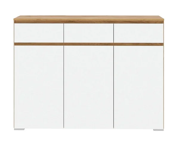 Комод Гретта 3С3Я дуб крафт золотой/белый Комод Гретта 3С3Я дуб крафт золотой/белый