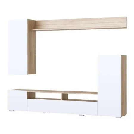 Гостиная Мия дуб сонома/белый глянец