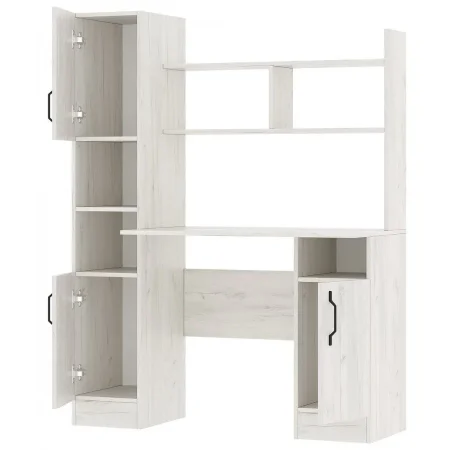 Стол компьютерный ПКС-6 дуб крафт белый