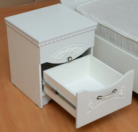 Тумба прикроватная Ольга-10 белый экспо/жемчужный ясень Тумба прикроватная Ольга-10 белый экспо/жемчужный ясень