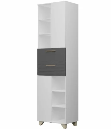 Пенал Копенгаген белый/серый графит