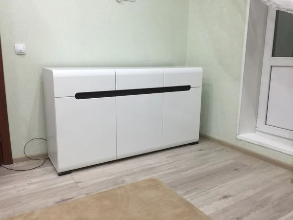 Тумба Ацтека KОМ3D3S/8/15 белый глянец Тумба Ацтека KОМ3D3S/8/15 белый глянец