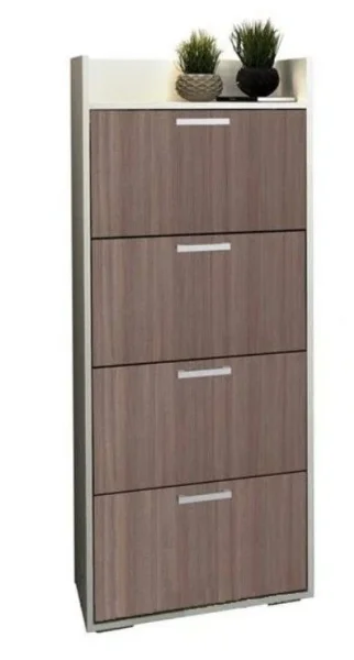 Обувница Дели №3 ясень шимо светлый/шимо темный Обувница Дели №3 ясень шимо светлый/шимо темный