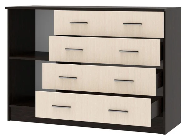 Комод София К1200 1Д венге/дуб белфорт Комод София К1200 1Д венге/дуб белфорт