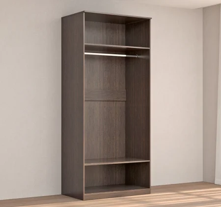 Шкаф 2-створчатый Кэт-4 венге/caiman темный