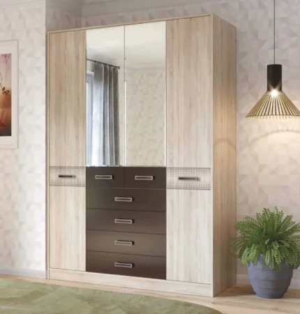 Шкаф Румба 4-4817 дуб сонома/венге