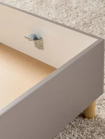 Кровать с подъемным механизмом Амьен 11.44 плейн/веллюто капучино