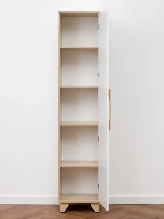 Пенал Копенгаген со створкой дуб сонома/белый матовый