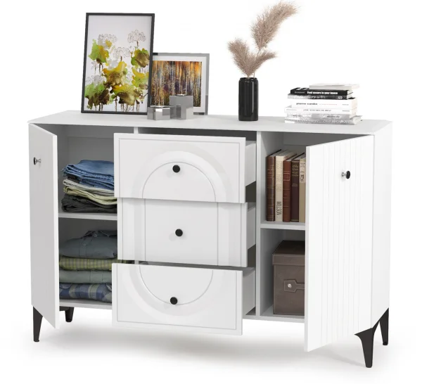 Комод Валенсия 13.309 белый шагрень Комод Валенсия 13.309 белый шагрень