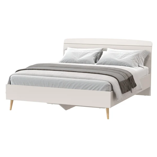 Кровать Афина 1600 кашемир серый Кровать Афина 1600 кашемир серый