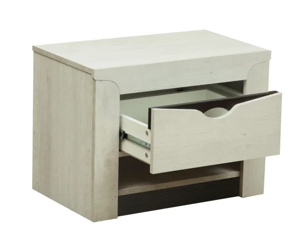 Тумба прикроватная 33.12 Лючия бетон пайн белый Тумба прикроватная 33.12 Лючия бетон пайн белый