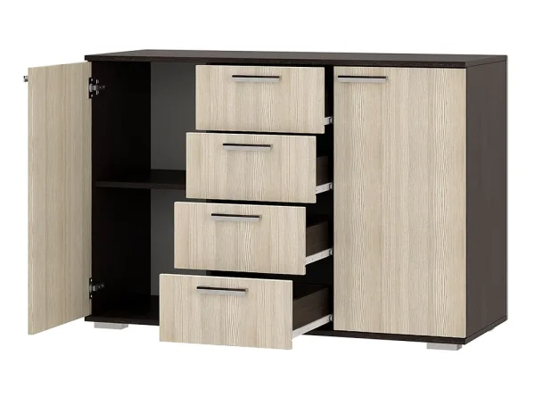 Комод Стандарт №2 венге/лоредо Комод Стандарт №2 венге/лоредо