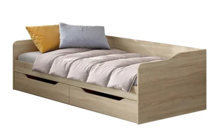 Кровать КР-1 дуб сонома