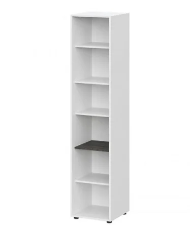 Пенал Анри белый текстурный/дуб золотой/железный камень