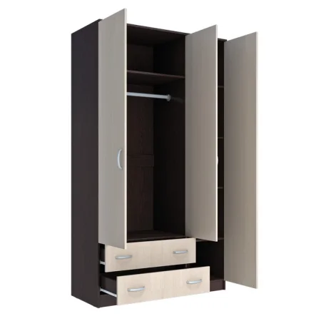 Шкаф Комфорт-10 венге/дуб молочный