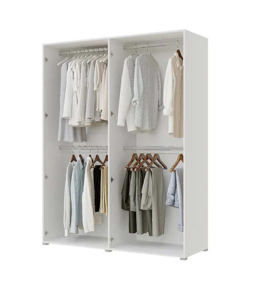 Шкаф 4-х створчатый Бостон 1800 белый