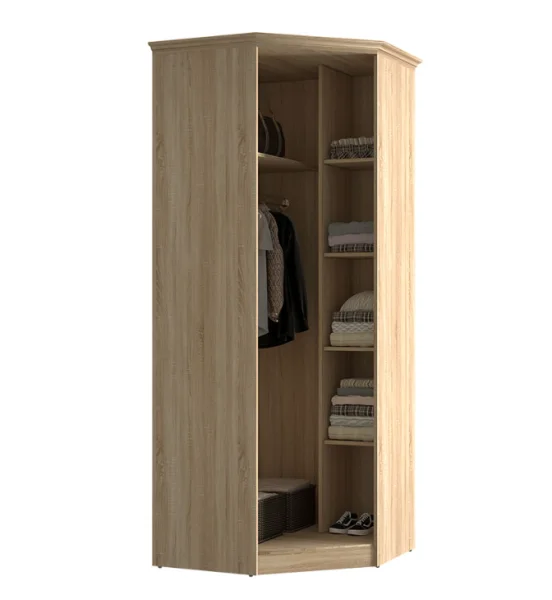 Шкаф угловой с зеркалом Янна ЯН-22 дуб сонома