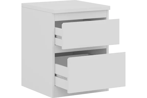 Тумба Кастор 2 ящика белый Тумба Кастор 2 ящика белый